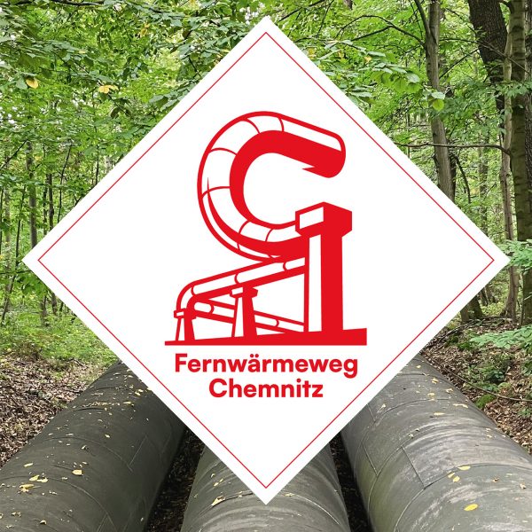 Institut Ostmoderne Chemnitz Fernwärmeweg Signet